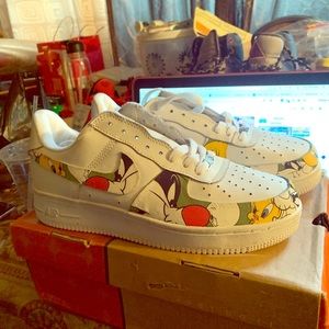 Custom looney tune air force ones